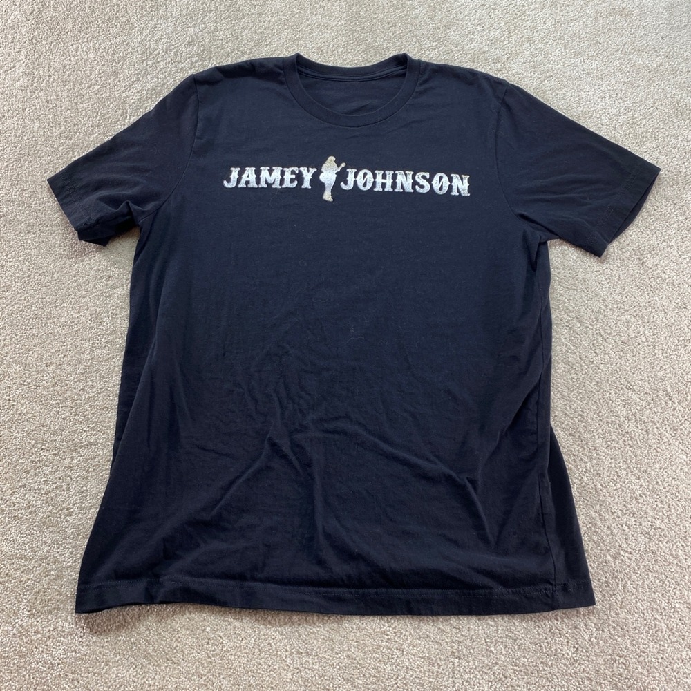 Jamey Johnson Graphic Shirt Mens Large Black 2021 Concert Tour Dates Country
